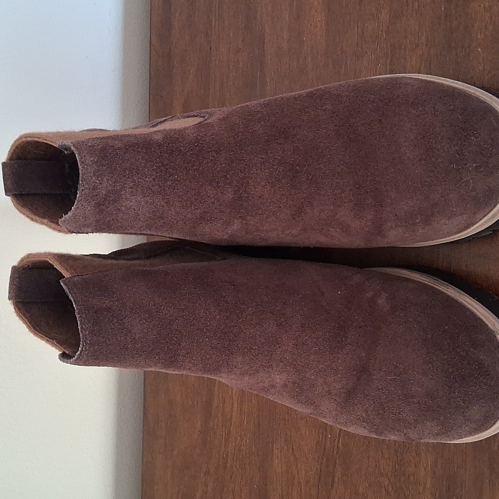 Eddie Bauer Bellingham Brown Suede Chelsea Boots Size 11 View 3